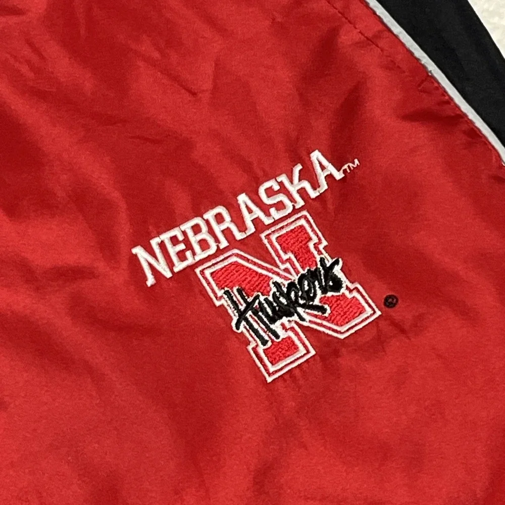 Nebraska Cornhuskers Joggers Warm Up Men's XL NCAA Football Zip Legs Red Oak